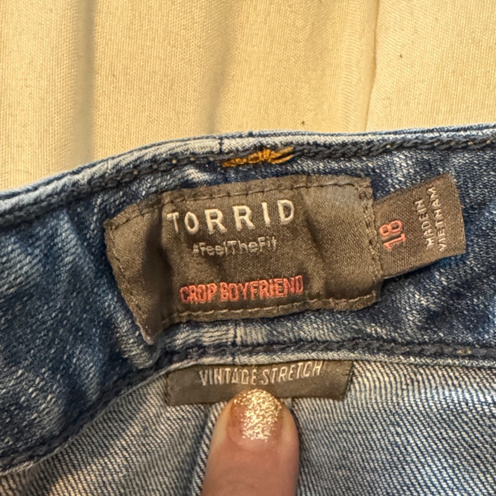 Torrid Distressed Jeans - Picture 2 of 7